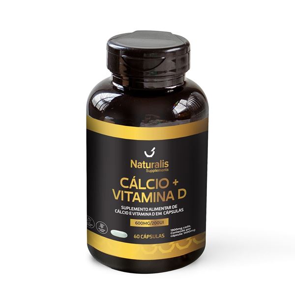 Cálcio + Vitamina D 60 Cápsulas