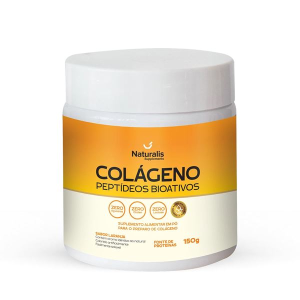 Colágeno Peptídeos Bioativos (Sabor Laranja) 150g