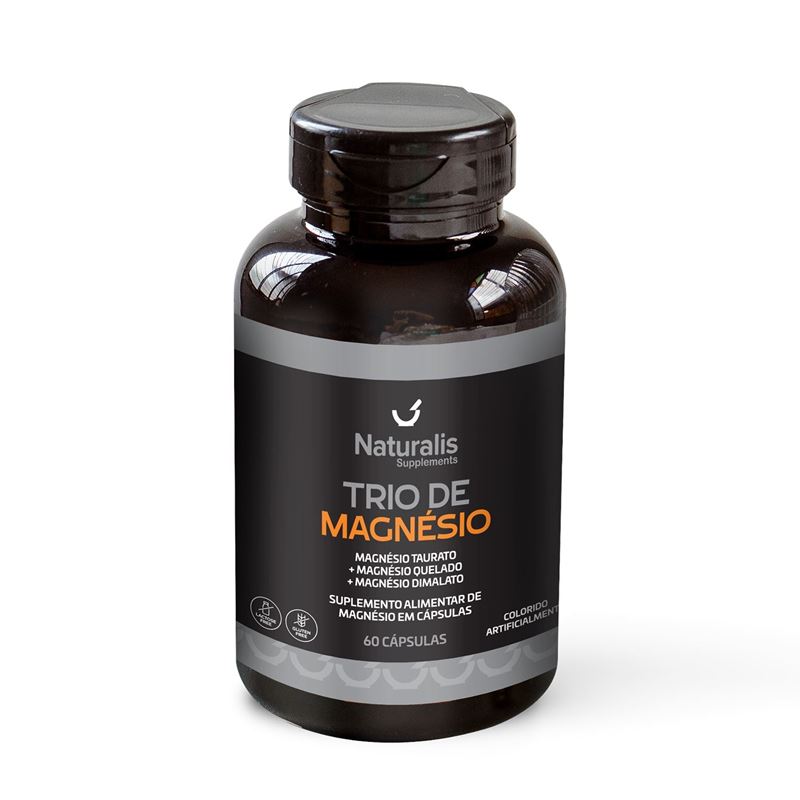 Trio de Magnésio 60 Cápsulas